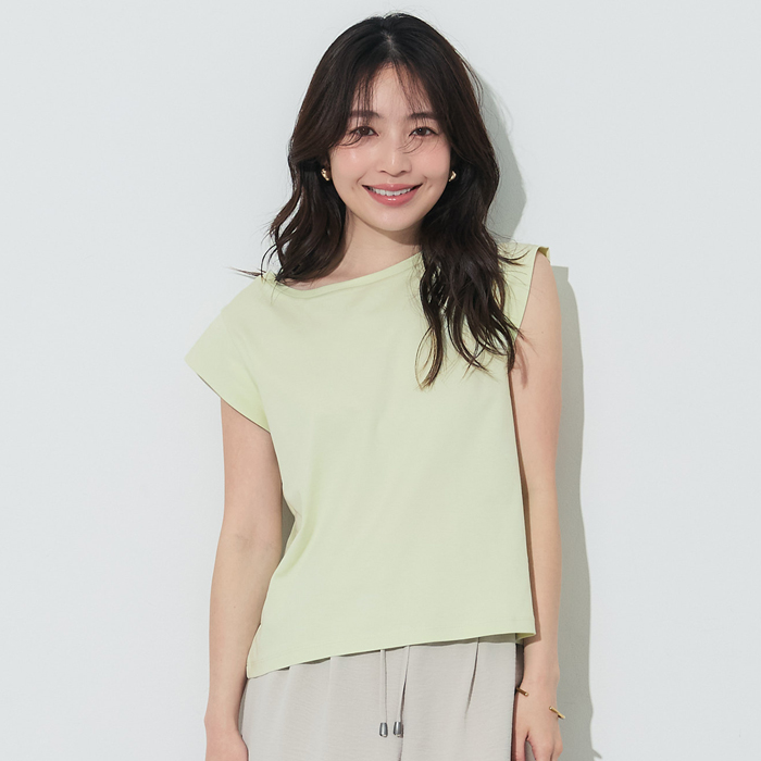 接触冷感コンパクトTシャツ