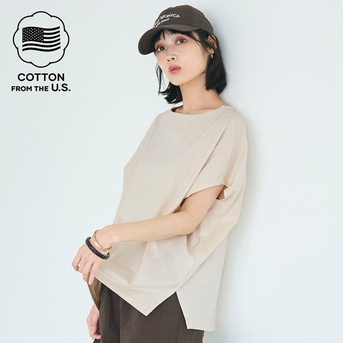 COTTON from the U.S. ドルマンTシャツ