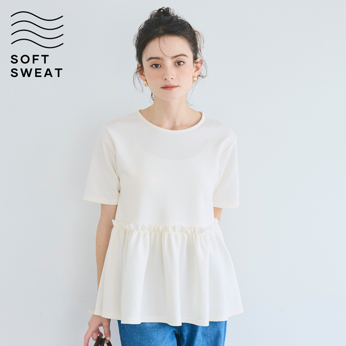 シアージョーゼットフレンチスリーブTシャツ